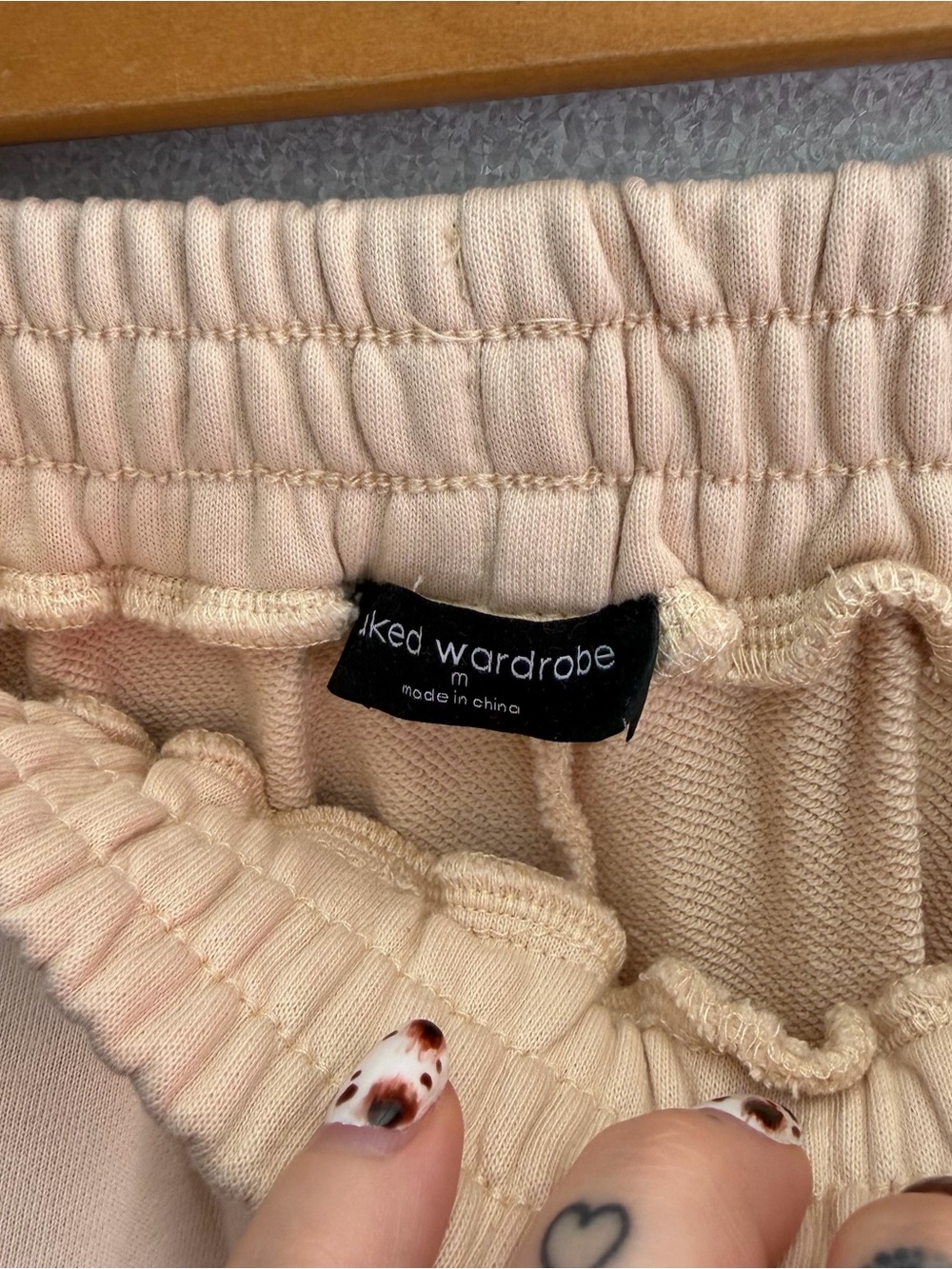 Naked Wardrobe relaxed-fit fleece jogger sweatpants - Picture 5 of 8